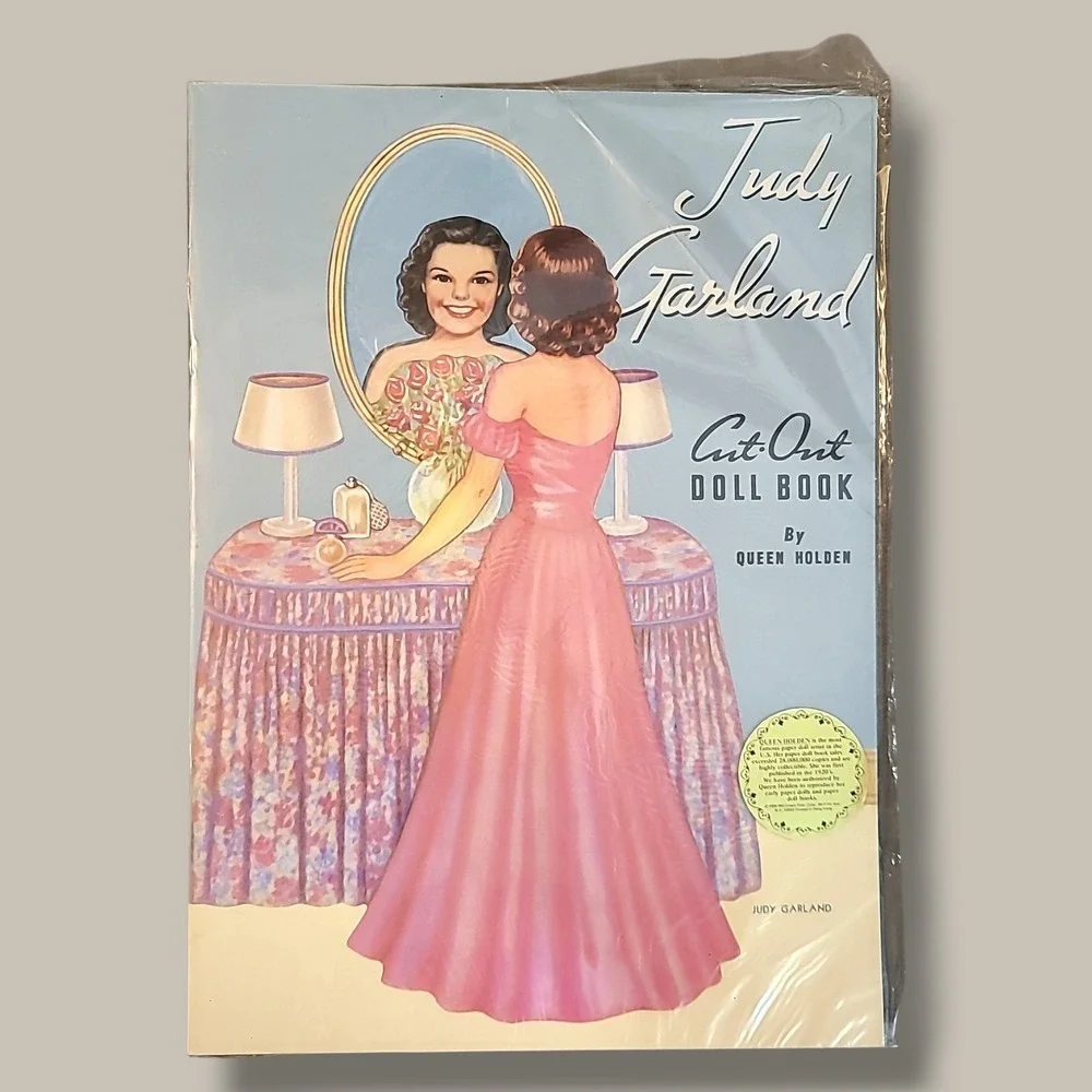 Judy Garland Paper Doll Book Queen Holden‎ 1985 Repro Uncut MGM Hollywood Star